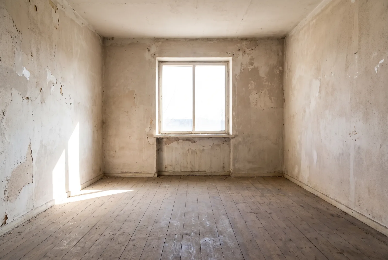 Cleared interior of a National property after a full cleanout